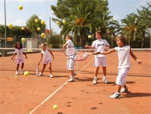 Ejercicios de iniciación al tenis para niños